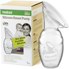  Manual Breast Pump For Breastfeeding  Silicone  Clear 4oz 100ml 