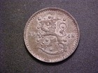1948 Finland 1 Markka Km  30b - Very Nice Circ Collector Coin  -d9718xux