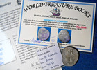 Shipwreck Treasure Silver Coin Rill Cove Wreck 8 Reales Cob C1610 Diving Coa Sea