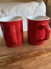 Nestle Nescafe Red Coffee Mug 11 Oz  Set 2