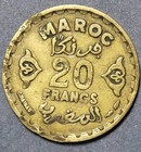 Ah 1371  1952  Morocco 20 Francs Free Shipping