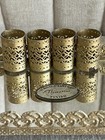 Vtg Florentine Filigree Mirrored Vanity Tray Lipstick Holder Hollywood Regency