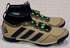 Adidas The Gravel Beige Tone Black Lime Green Cycling Shoes Mens Sz 6 9 5 10
