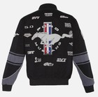 Ford Mustang Racing Jacket Men Xl Embroidered J H Design Licensed Excellent 