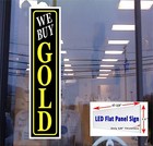 We Buy Gold  Silver  Coins  3 Sign Package Led Flat Panel Signs 48 x12 