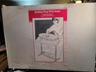 Vintage Beachwood Ltd Quilting Hoop With Stand 18 x27 Oval Frame Wood