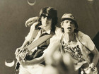 Scarce Mick Jagger   Ron Wood Large 16  X 20  B w Concert Photo 1970s-80s