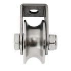 U Cable Rollers Steel Pulley Wire Rope Cable Pulley Wheel Pulleys For Rope