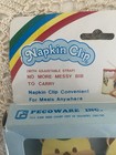 Pecoware Bear Napkin Clips Baby Toddler Vintage New