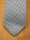 Vineyard Vines 100  Silk Neck Tie Youth Mint Green Shades Of Blue Fish 50    X 3   