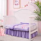 Floral Butterfly Baby Crib Bedding Set - 3 Piece Comforter  Fitted Sheet   Skirt