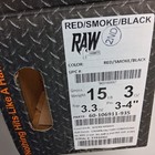 Hammer Raw Hybrid Red smoke black  Bowling Ball 15 Lb   New In Box   046
