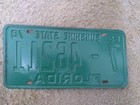 Vintage 1969-1970 Florida License Plate Sunshine State 7 - 46211 Orange County