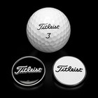 Titleist  1 Inch Coin Golf  Ball Markers  pair 
