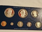 1976 Republic Of Panama Silver 8 Coin Proof Set W box And Certificate