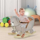 Baby Rocking Horse  Plush Animal Rocker W  Realistic Sound  Pedals