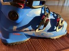 Lange Lx130 Hv 2025 Men s Stiff Alpine Ski Boots Blue Cuff Buckle Power Strap