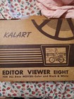 Kalart 8mm Film Movie Editor Viewer Eight Original Box   Papers Vintage