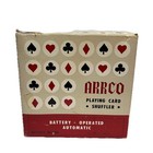 Vintage Arrco Automatic Playing Card Shuffler Battery Operated Original Box