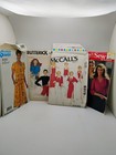 Vintage Sewing Pattern Lot Of 3     Butterick   Mccall   s     1980s Women   s Clothing