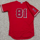 Size 44  81 Spring 2020 Los Angeles Angels Game Used Jersey Issued Mlb Holo