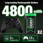 Rechargeable Battery Pack For Xbox One X s series X s Controller   Charger Cable