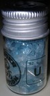 Blue Uranium Broken Glass Mini Jar Radioactive Fallout Series Novelty Unique     1