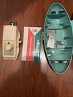 Vintage 1960 s Singer Button Holder In Aqua Green Case