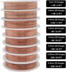 8 Pack Copper Beading Wire  Mixed Gauges  Jewelry   Craft Wire