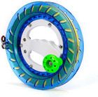 Kite Reel And Line - 8 Inch Dia With 1000ft High Strength String  Locking Spool