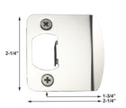 2-pack Kwikset 83536-690 -004 Round Corner 2-1 4  Extended Full Lip Strike
