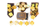 Girl Scouts Medals Pins Buckle Pin Back Buttons Large Lot 1930-40s