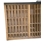 Hamilton Letterpress Tray Printers Type Case Drawer Shadow Box Display Vintage
