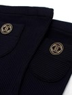 Chanel Navy Ribbed Stirrup Socks Rrp    500