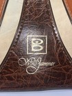 Brunswick Windjammer Vintage Bowling Bag Vinyl Brown Beige Orange Carry Handle
