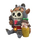 Furrybones Krampus Skeleton In Costume Figurine