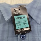 Vintage M s Checked Red Long Sleeve Shirt Size Small 39-40in Chest New Medium