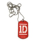 2012 One Direction Liam Payne Dog Tag On Ball Chain Necklace