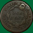 1814 Crosslet 4 Classic Head Large Cent Very Good Vg Coin  Damaged  39223