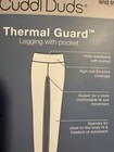 Cuddl Duds Climateright Thermal Guard Base Layer Leggings Pocket Black Xl New 