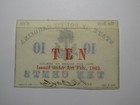   10 1863 Charleston South Carolina Obsolete Currency Bank Note State Of Sc Unc