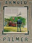 Arnold Palmer Signed Pga Tour Autographed 8x10 Artwork Photo Framed Jsa