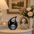 Teardrop Cremation Urn For Human Ashes Adult Large Oakland Raiders Football New