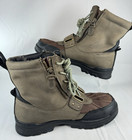 Polo Ralph Lauren Boy S Andres Ii Duck Boots Army Brown Green Youth Size 4 5 Vtg