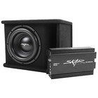 Skar Audio Single 10  1200 Watt Complete Sdr Series Loaded Sub Box And Amplifier