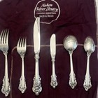 Vintage Wallace Grande Baroque 6 Piece Sterling Silver Place Setting No Monogram