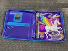 Vintage 90s Lisa Frank Zippered Binder Skye The Pegasus Rainbow