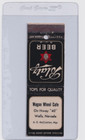 Wagon Wheel Cafe And Bar - 1950 s Gaming Matchcover - Wells  Nevada - Blatz Beer