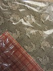 Japanese Reversible Cotton Furoshiki Wrapping Cloth Komon Carp Koi 105cm Nip