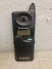 Vintage Motorola Microtac 650 Flip Cell Phone  Box  Manual  1998 1